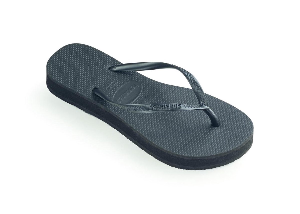 Havaianas Slippers HAV. SLIM FLATFORM by - Zwart