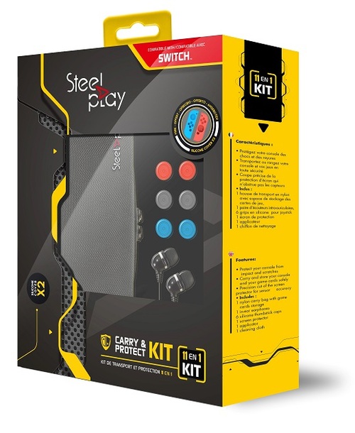 Steelplay 11-In-1 Carry & Protect Kit - Switch