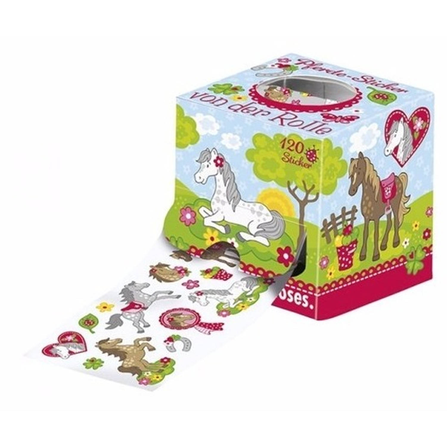 Stickerrol Meisjes Thema Paarden