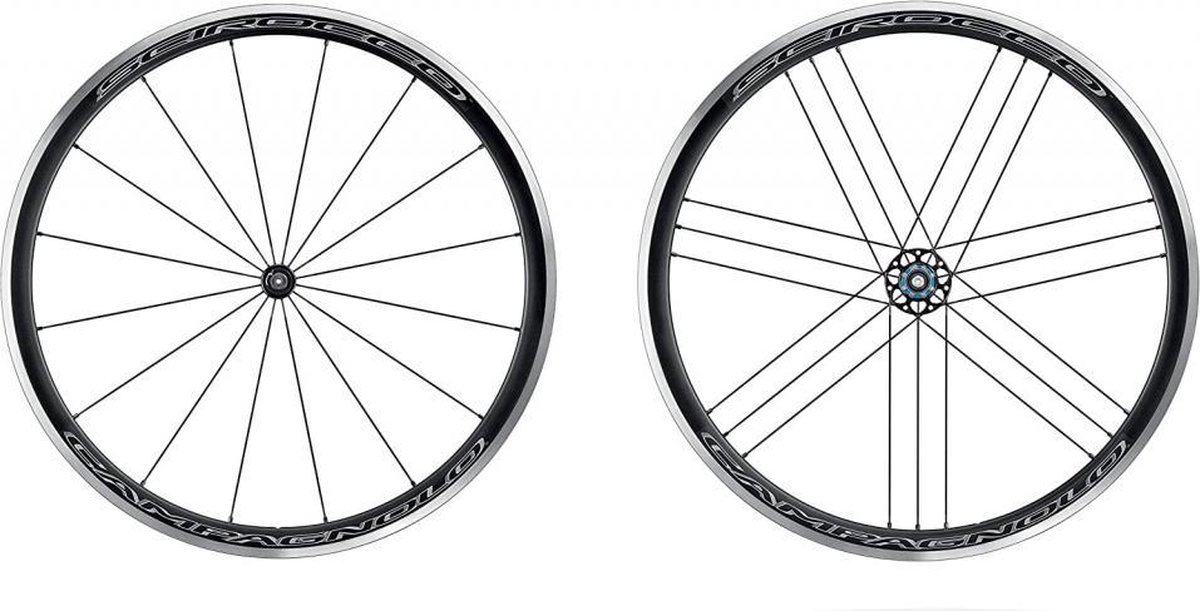 Campagnolo Wielset Scirocco C17 28 Inch 9-11s Velgrem Alu - Zwart