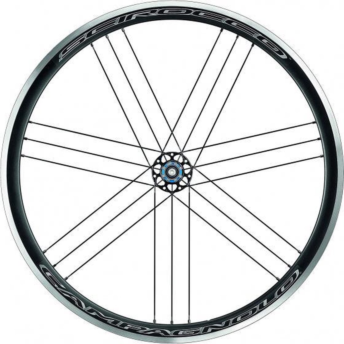 Campagnolo Wielset Scirocco C17 28 Inch 9-11s Velgrem Alu - Zwart