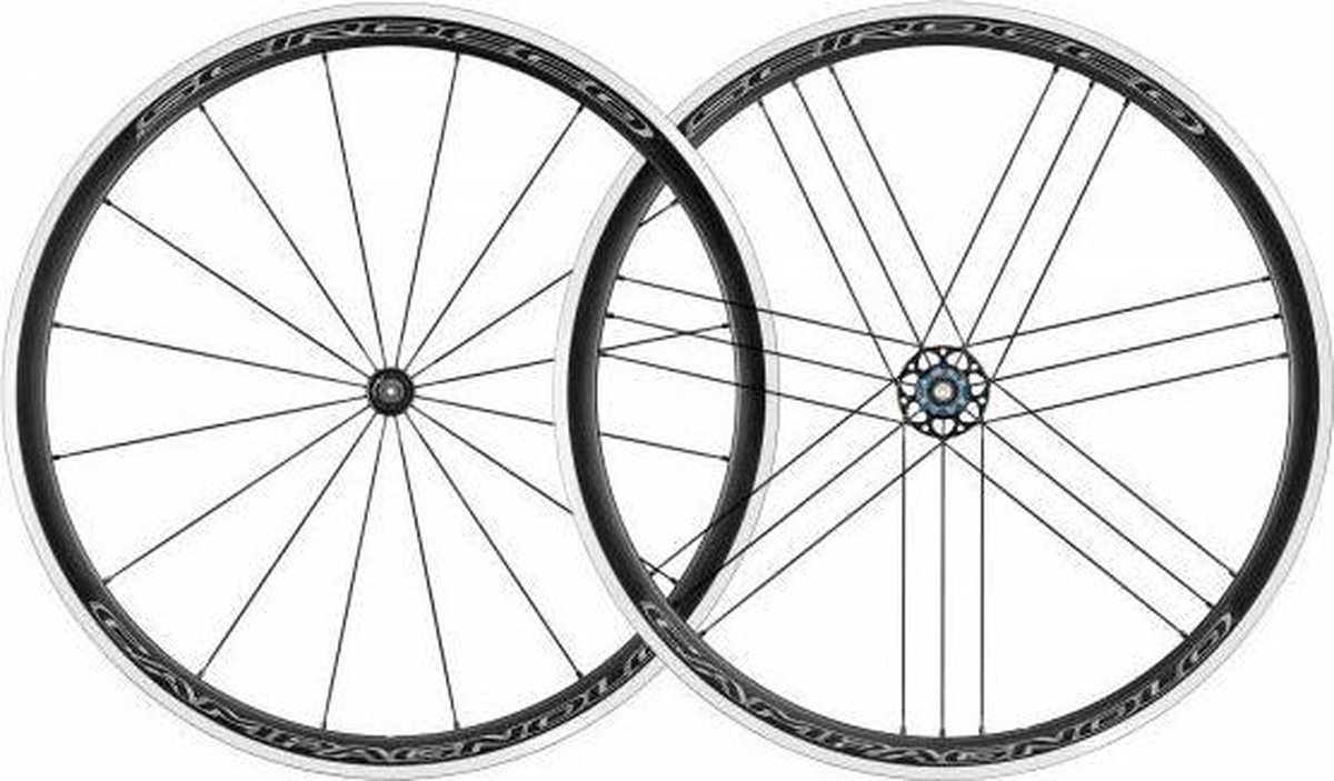 Campagnolo Wielset Scirocco C17 28 Inch 9-11s Velgrem Alu - Zwart