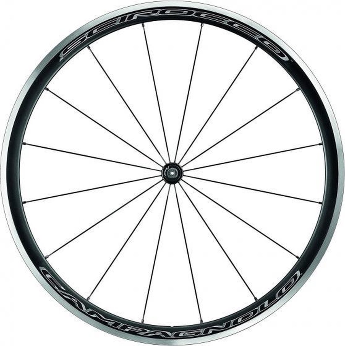 Campagnolo Wielset Scirocco C17 28 Inch 9-11s Velgrem Alu - Zwart