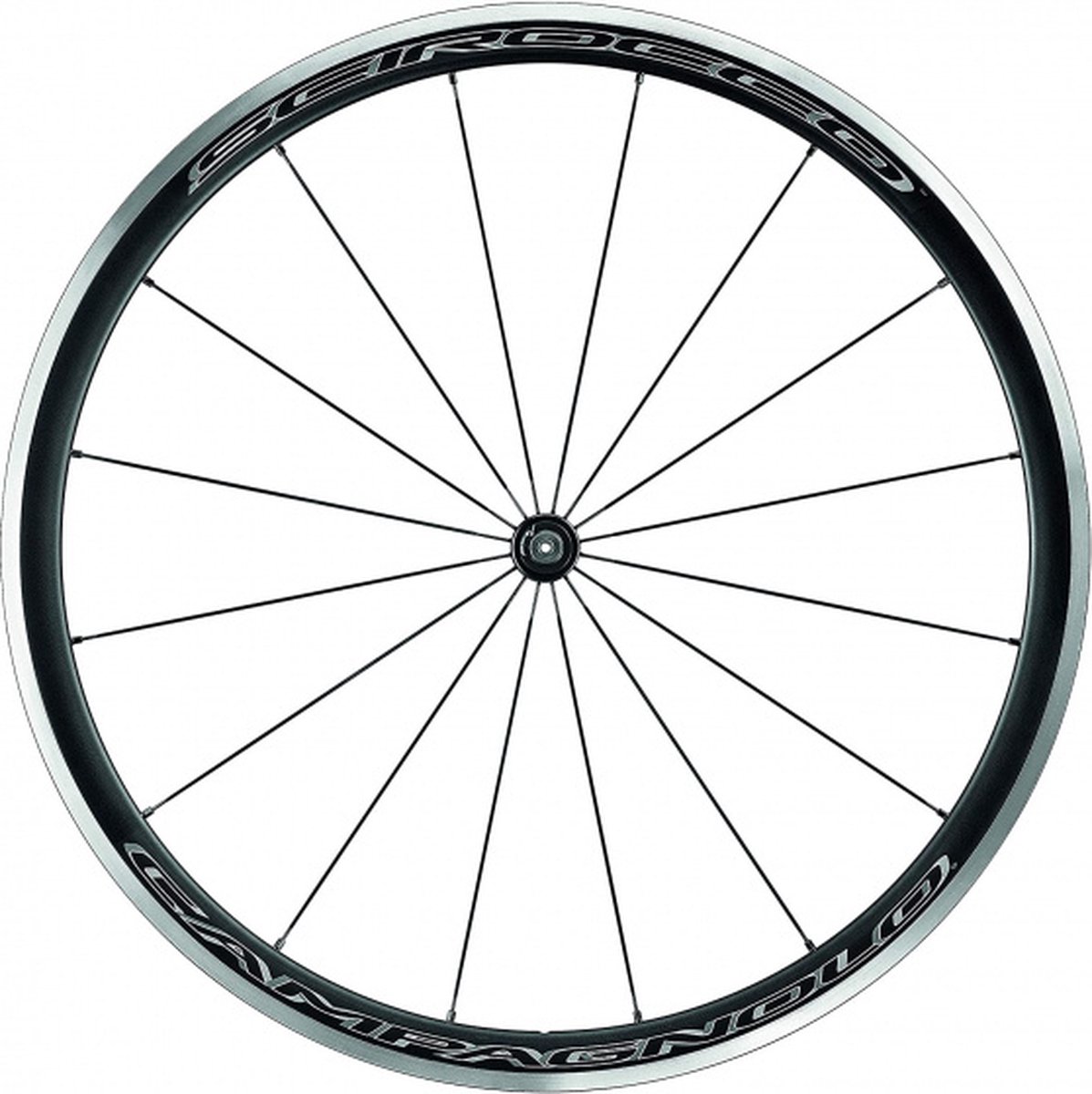 Campagnolo Wielset Scirocco C17 28 Inch 9-11s Velgrem Alu - Zwart