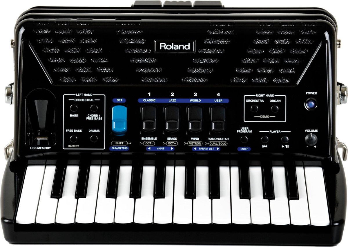 Roland FR-1X BK V-Accordion pianoklavier zwart