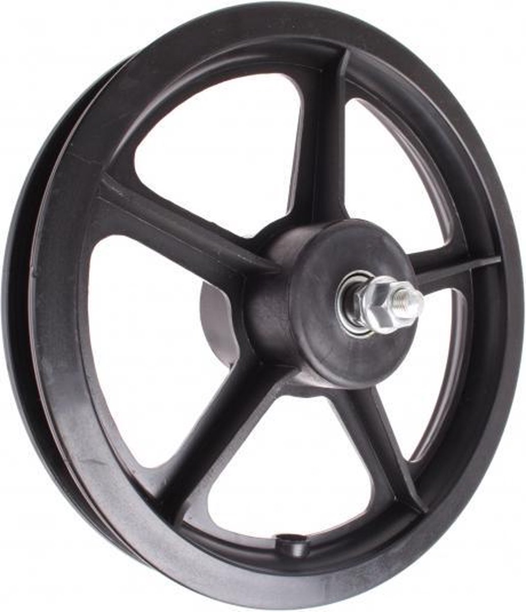 TOM Wiel Step / Autoped 12 1/2 X 2 1/4 Pvc - Zwart