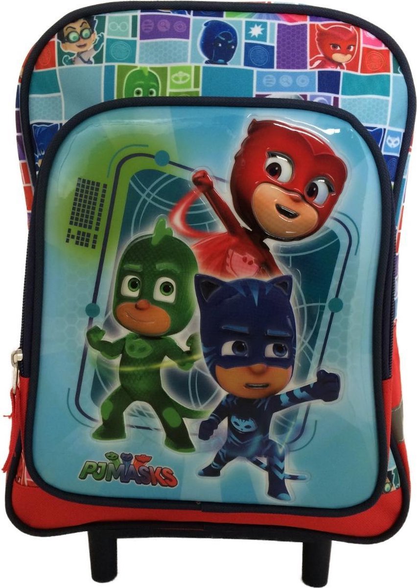 Disney Pj Mask Rugzak Op Wielen - Rood