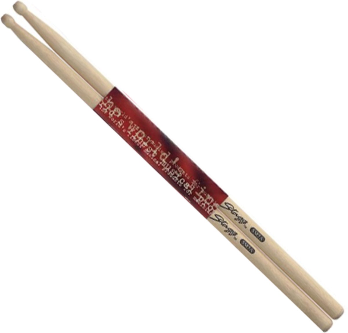 Stagg SM5A esdoorn drumstokken 5A met houten tip