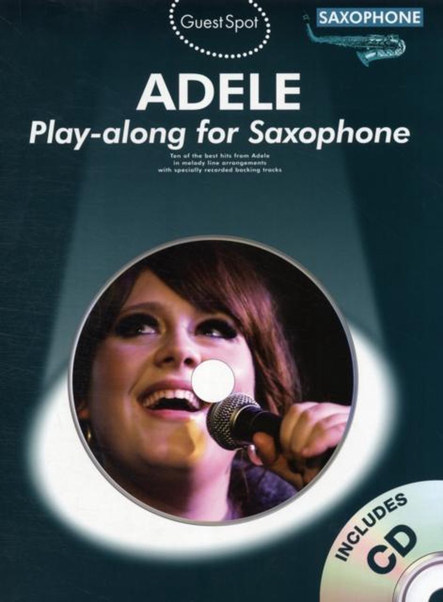 MusicSales - Adele play-a-long voor altsaxofoon