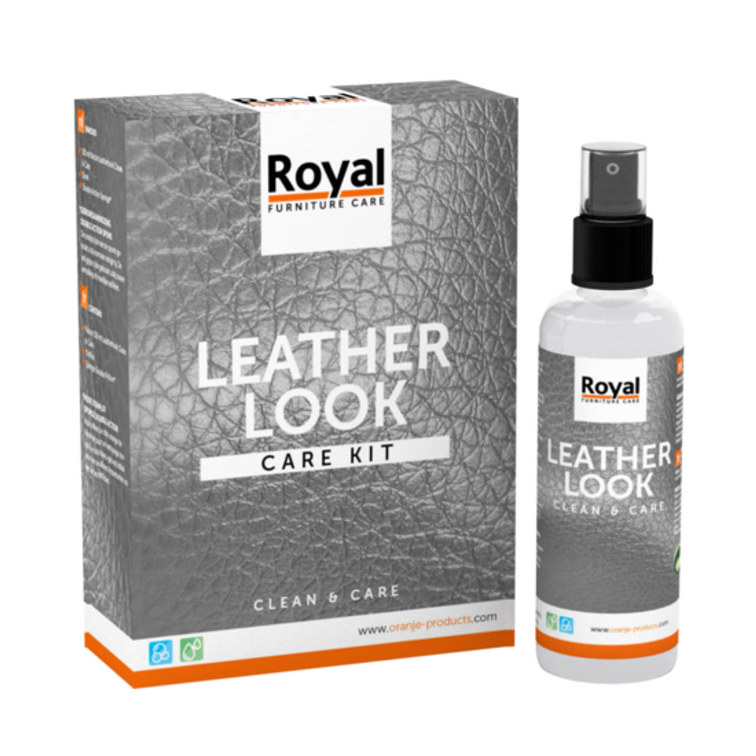 Royal Furniture Care Furniture Care Leatherlook Care Kit - 150 Ml - Oranje