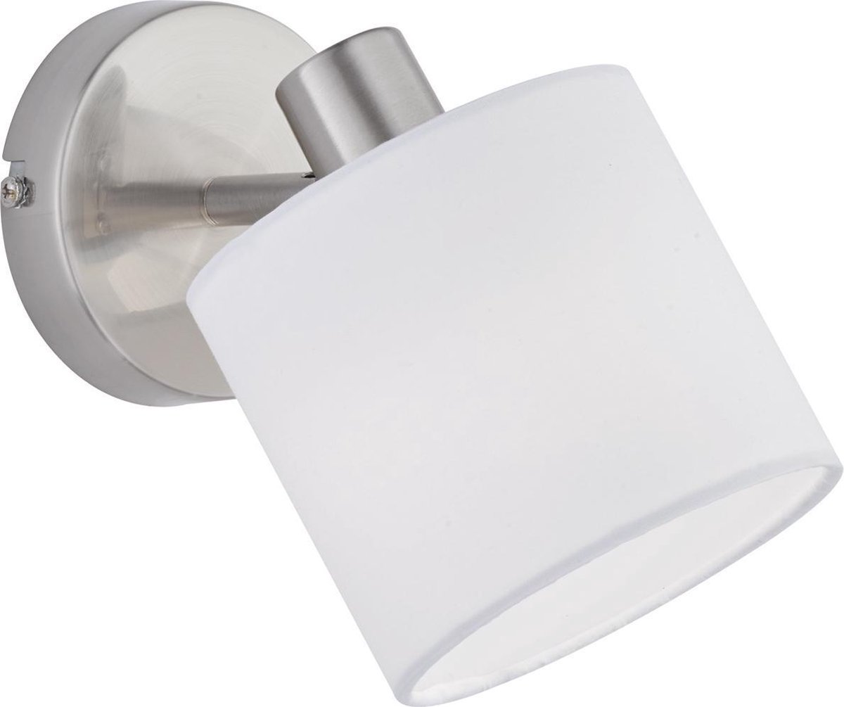 BES LED Led Wandspot - Trion Torry - E14 Fitting - Rond - Mat Nikkel - Aluminium