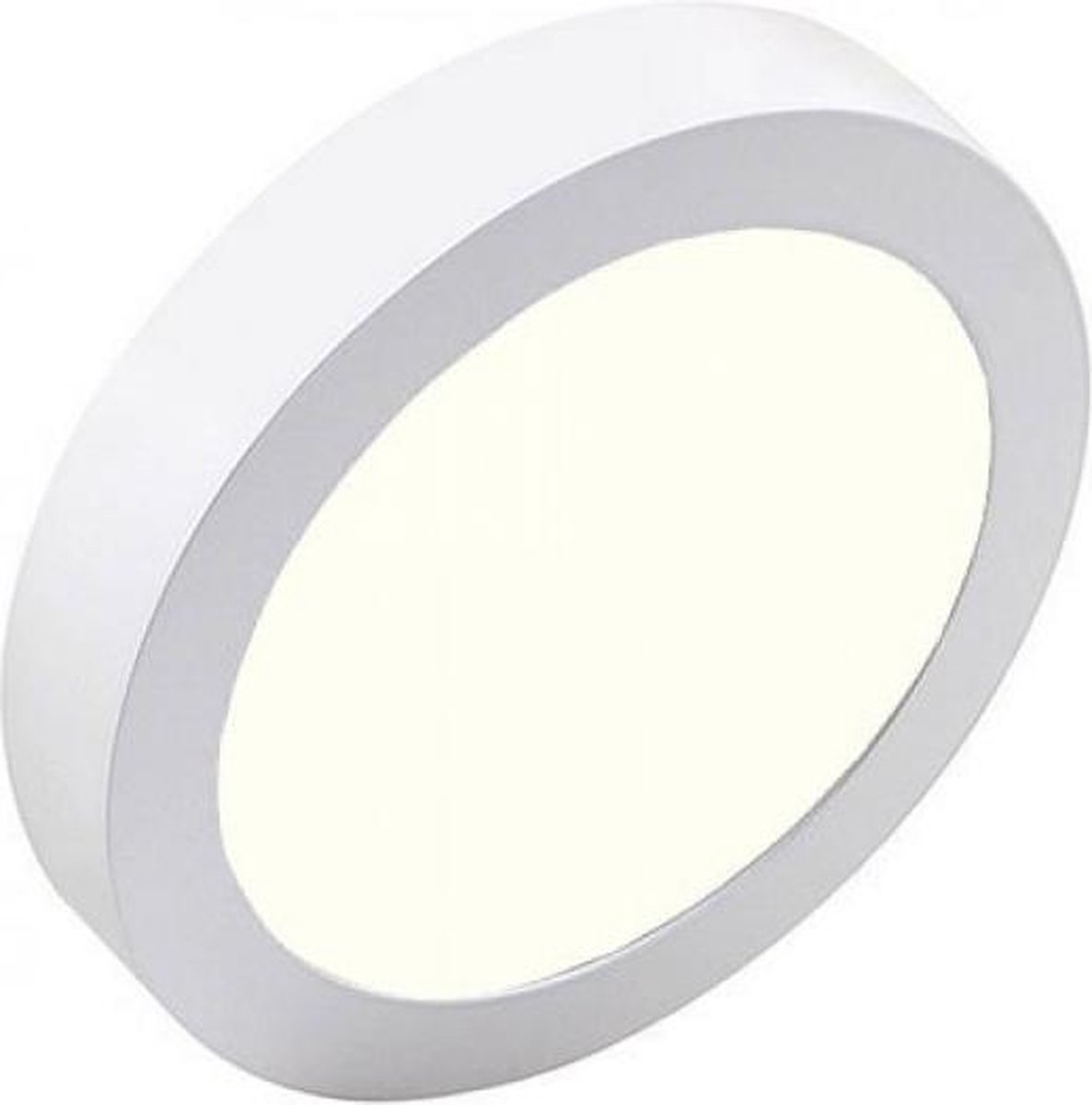 BES LED Led Downlight Pro - Aigi - Opbouw Rond 12w - Natuurlijk 4000k - Mat - Ø177mm - Wit