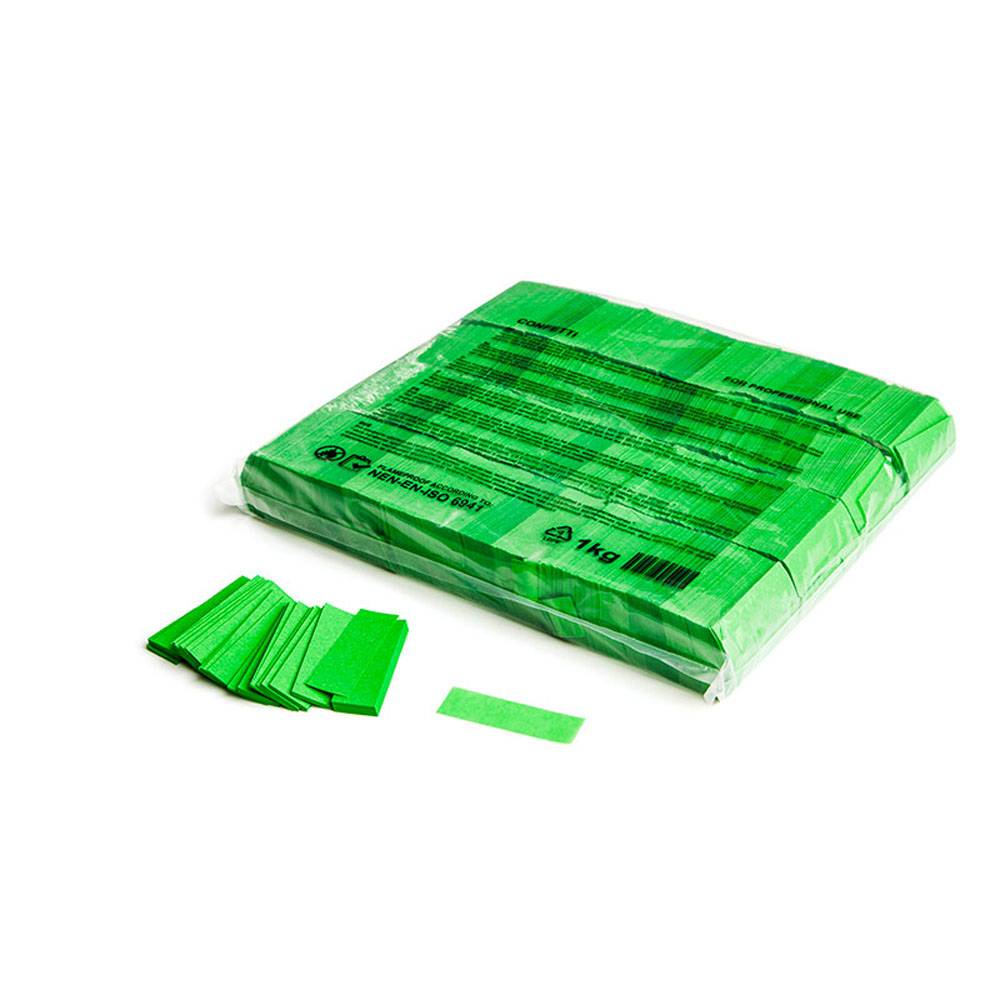 Magic FX SF confetti 55 x 17 mm bulkbag 1kg Light Green