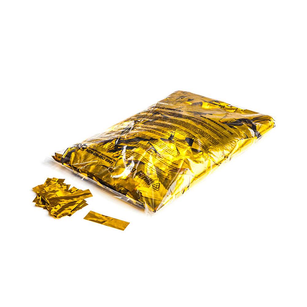 Magic FX SF metallic confetti 55x17mm bulkbag 1kg Gold