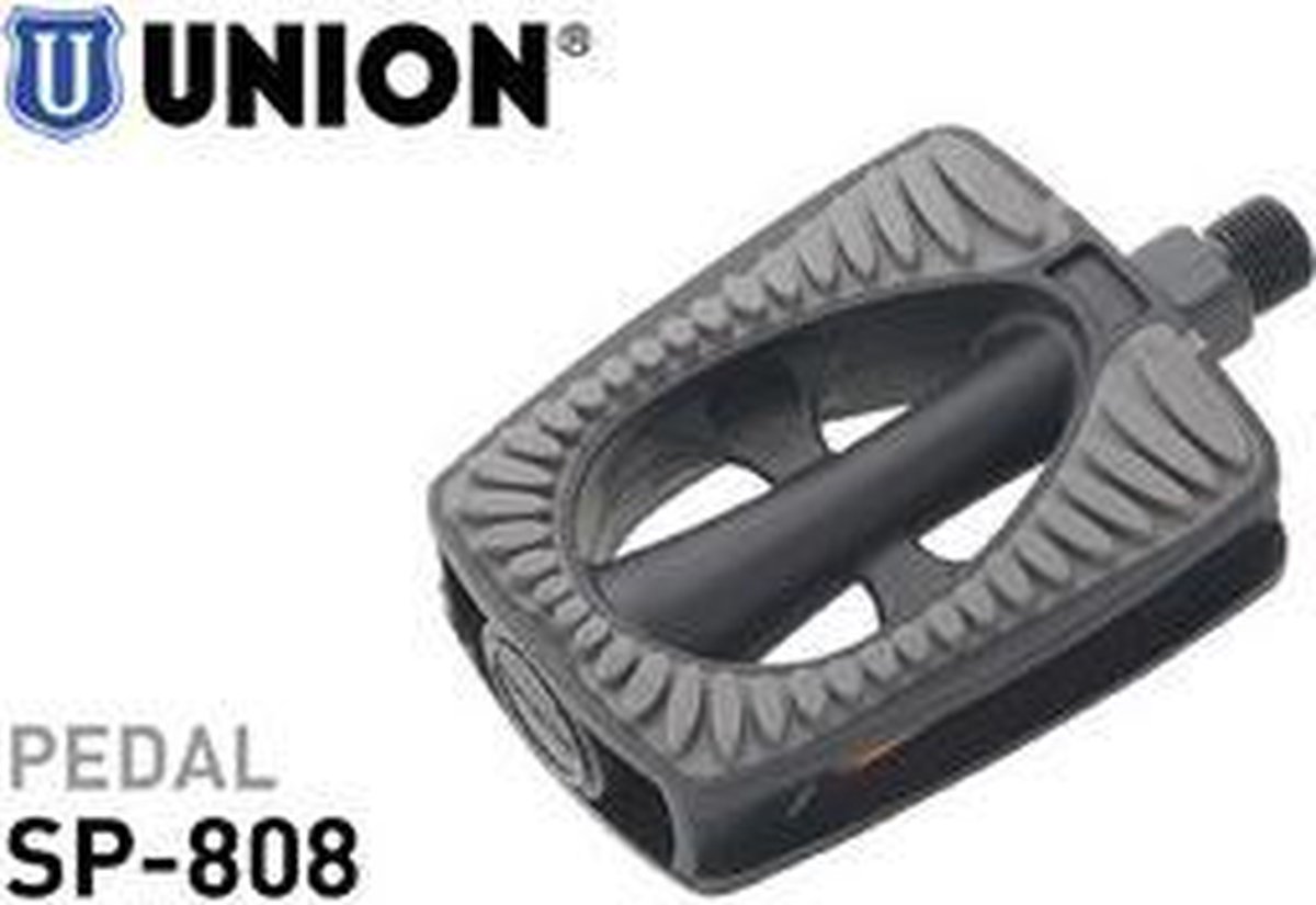 Union Platformpedaal Stadsfiets Sp-808 9/16 Inch Set - Zwart