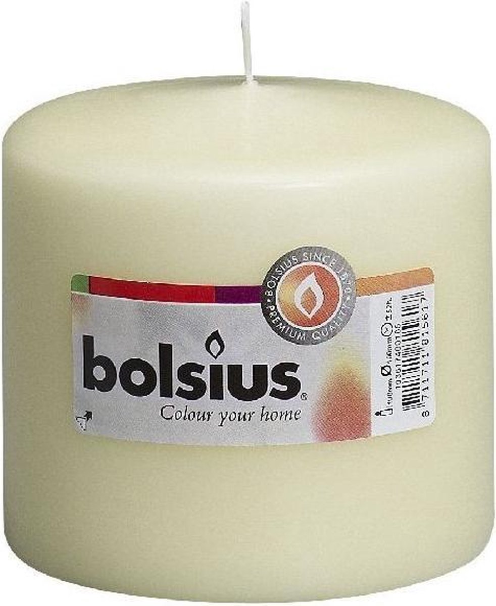 Bolsius Stompkaars 100/100 Mm Ivoor - Beige