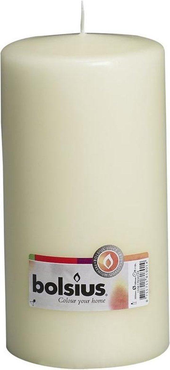 Bolsius Stompkaars 200/98mm Ivoor - Beige