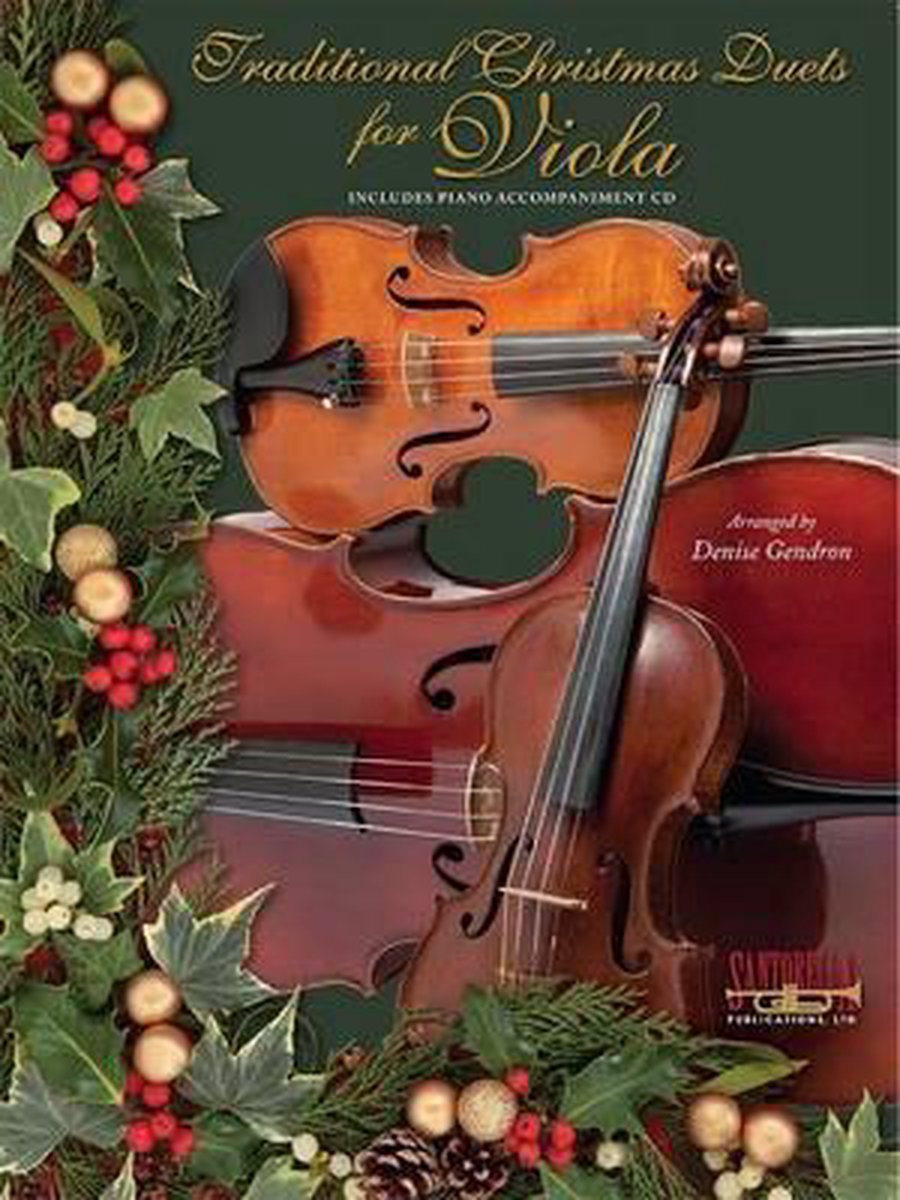 Santorella Traditional Christmas Duets for Viola + cd
