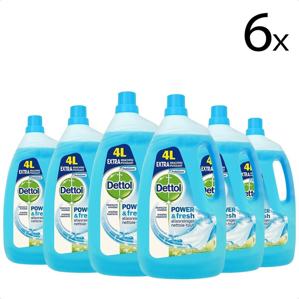 Dettol Allesreiniger Katoenfris - 4l X6