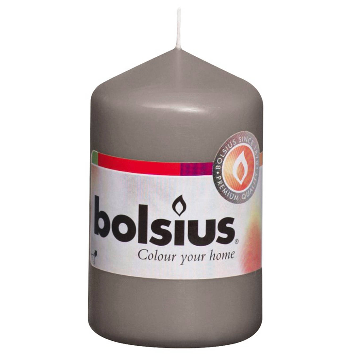 Bolsius Stompkaars 80/48 Warm - Grijs