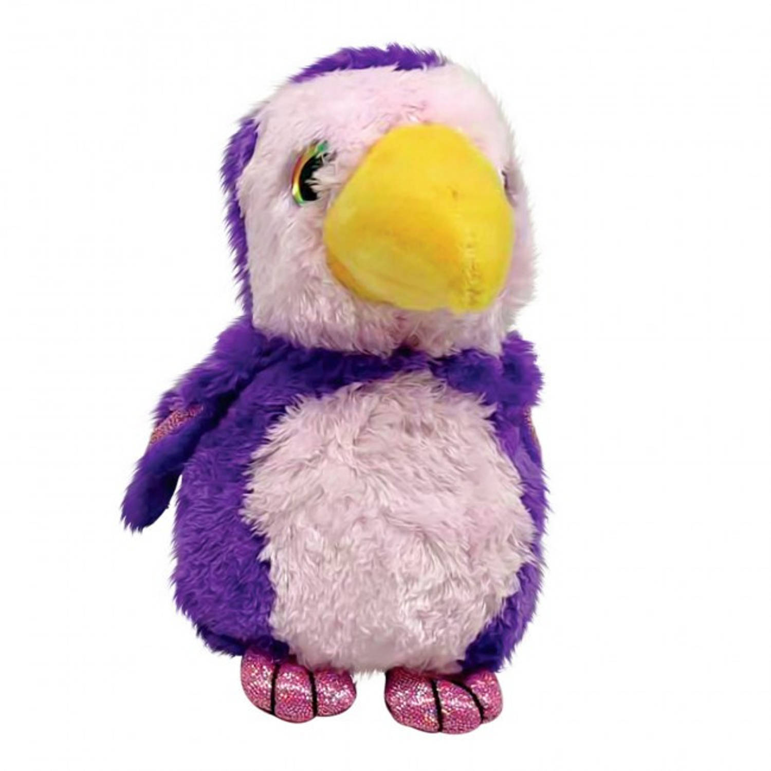 Lumo Stars Knuffel Eagle Cotca Junior 15 Cm Pluche - Paars