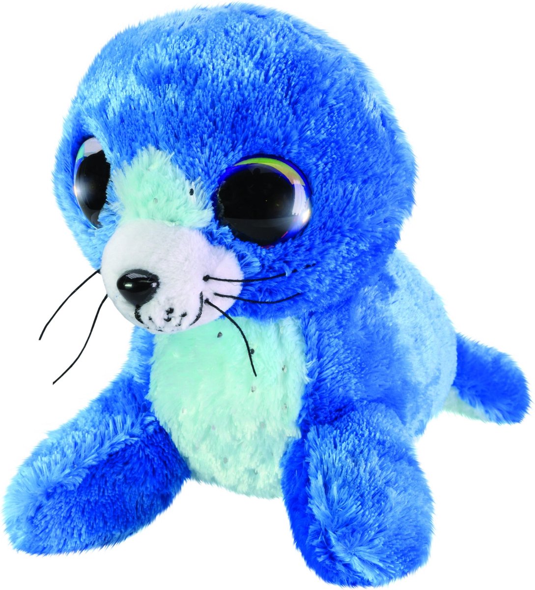 Lumo Stars Knuffel Seal Sea Junior 15 Cm Pluche - Blauw