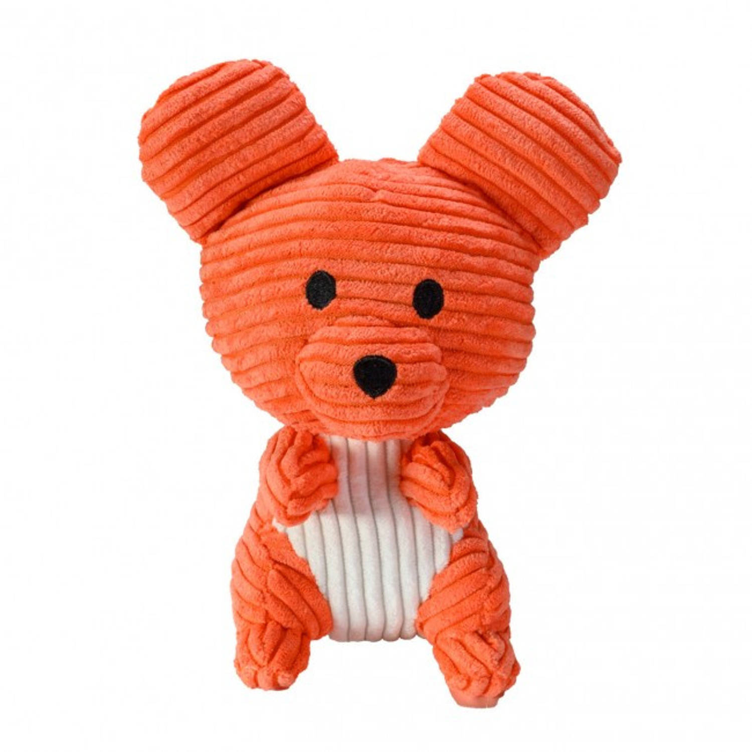 Lumo Stars Knuffel Mouse Piip Junior 15 Cm Corduroy - Oranje