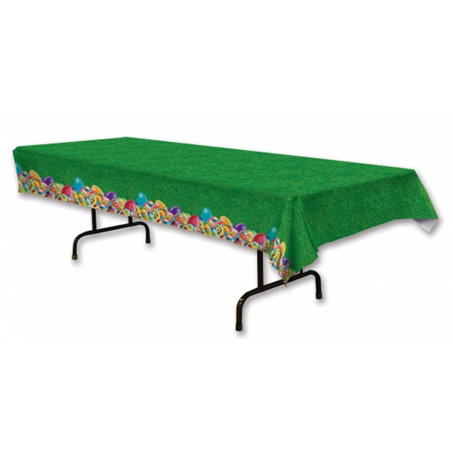 Plastic Pasen Tafelkleed 275 X 135 Cm - Paasversiering - Groen