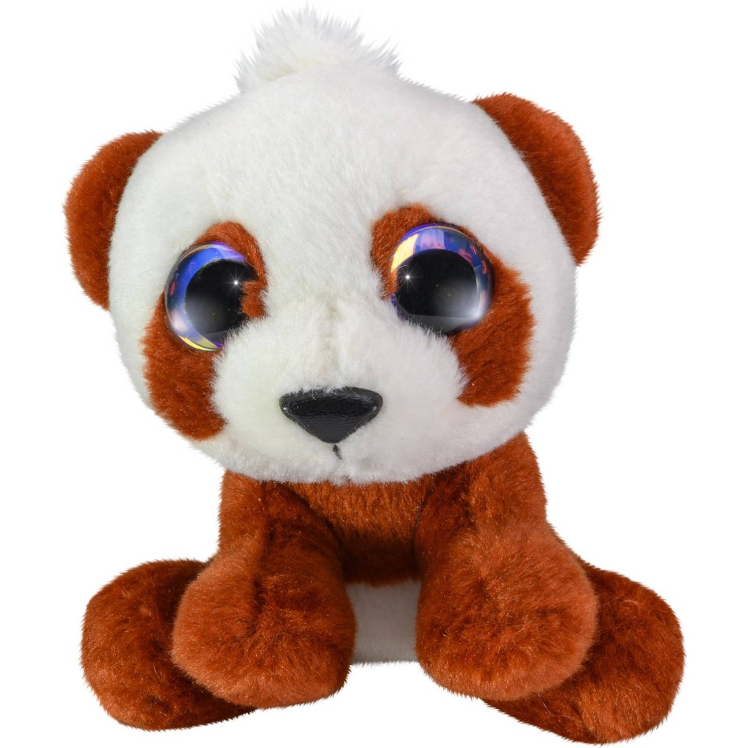 Lumo Stars Knuffel Panda Toto Junior 15 Cm Pluche/wit - Bruin