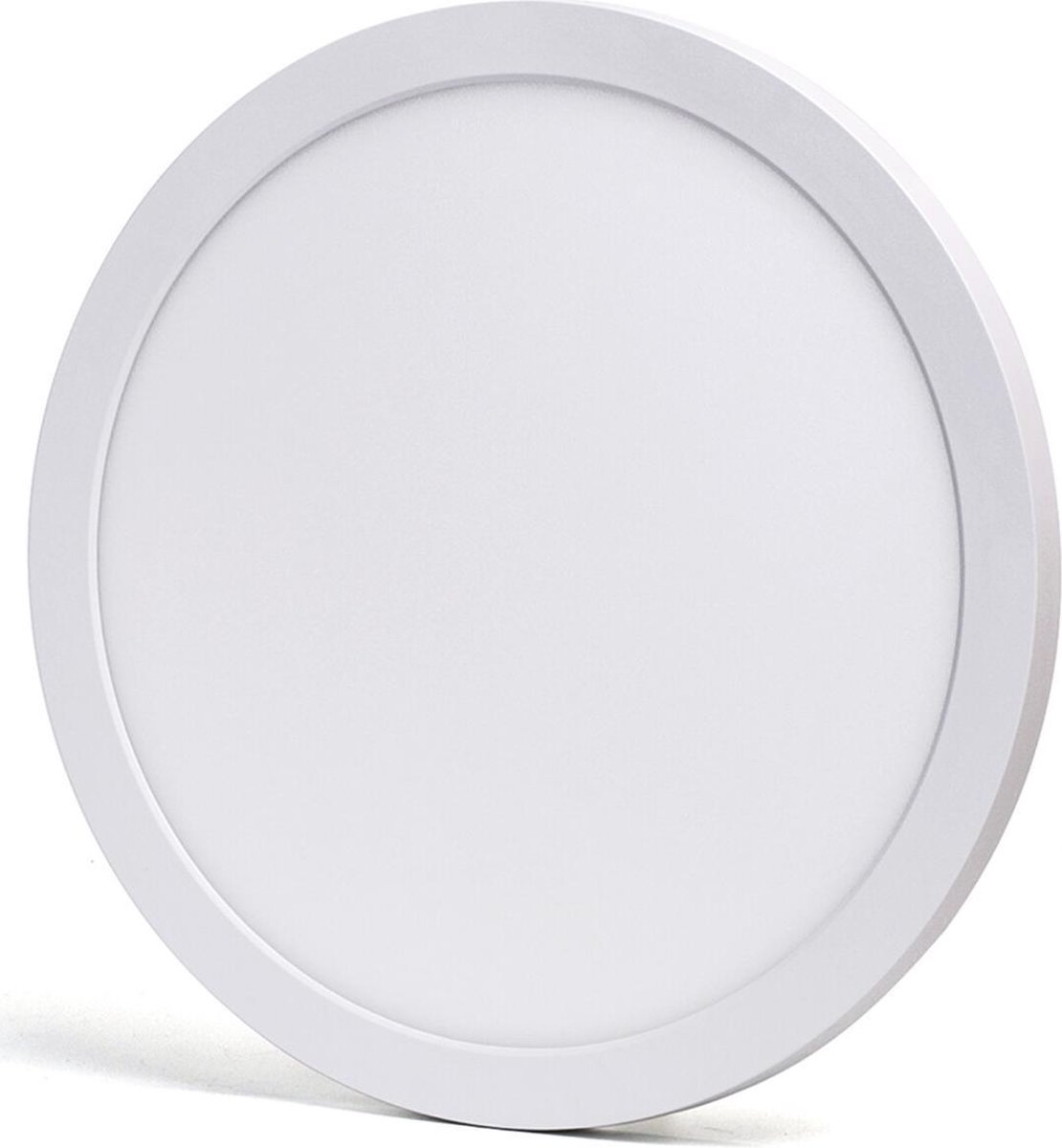 BES LED Led Downlight Pro - Aigi Foka - Inbouw/opbouw - Rond - 24w - Aanpasbare Kleur Cct - Mat - Kunststof - Wit