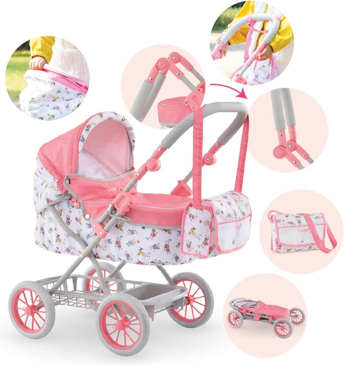 Corolle - My Big Baby - Kinderwagen 36/42/52 Cm