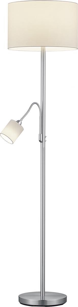BES LED Led Vloerlamp - Trion Hotia - E14 Fitting - Rond - Mat - Aluminium - Wit