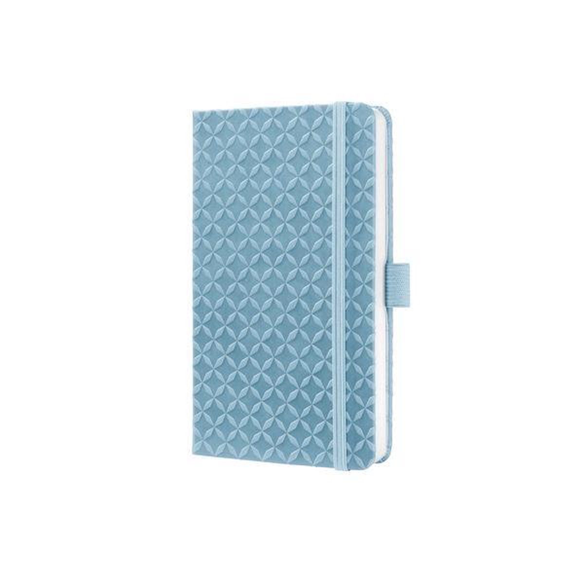 Notitieboek Sigel Jolie Flair A6 Hardcover Gelinieerd Sky Blue