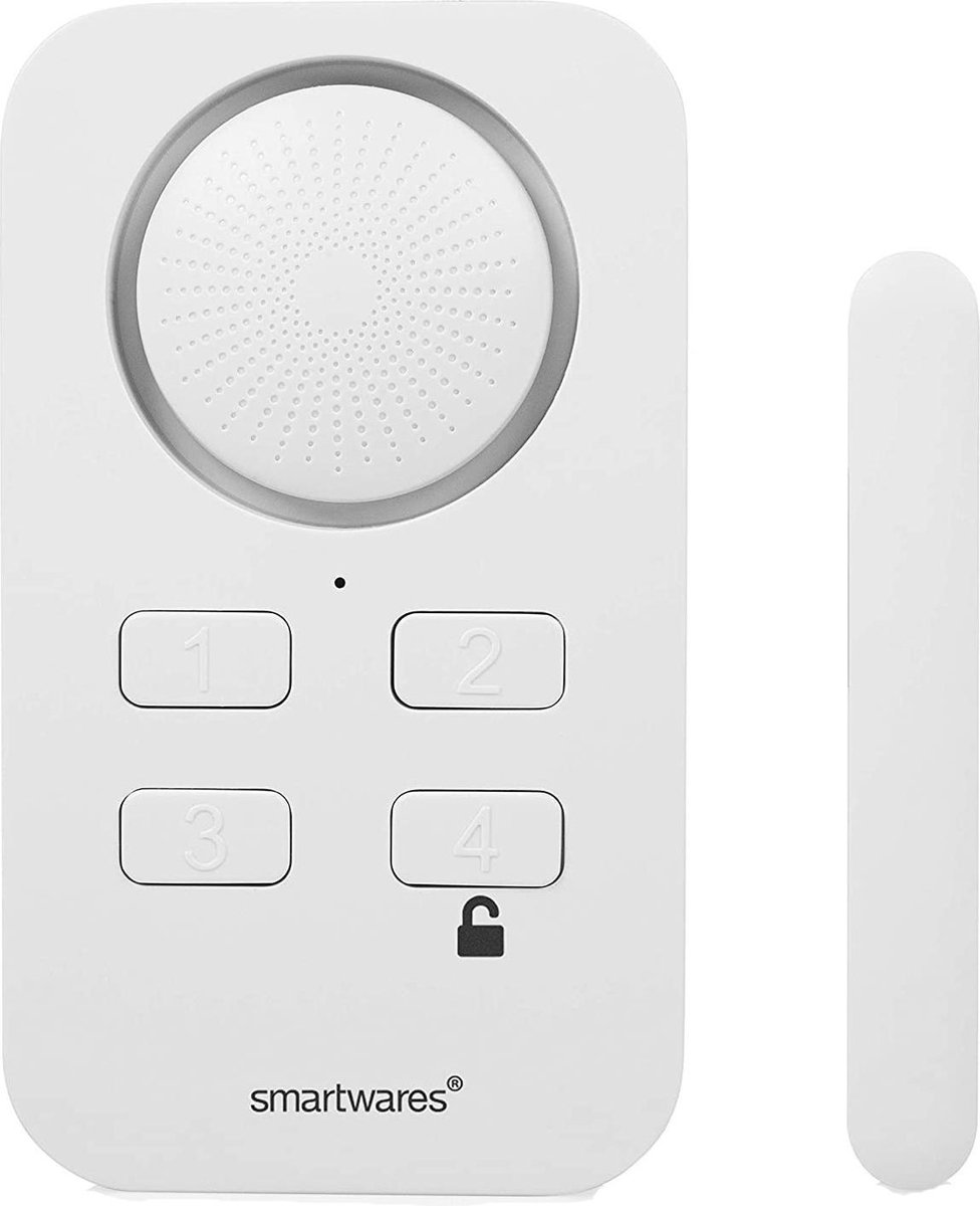 Smartwares Deur- En Raamalarm Met Pincode Sma-40252 10,2 Cm