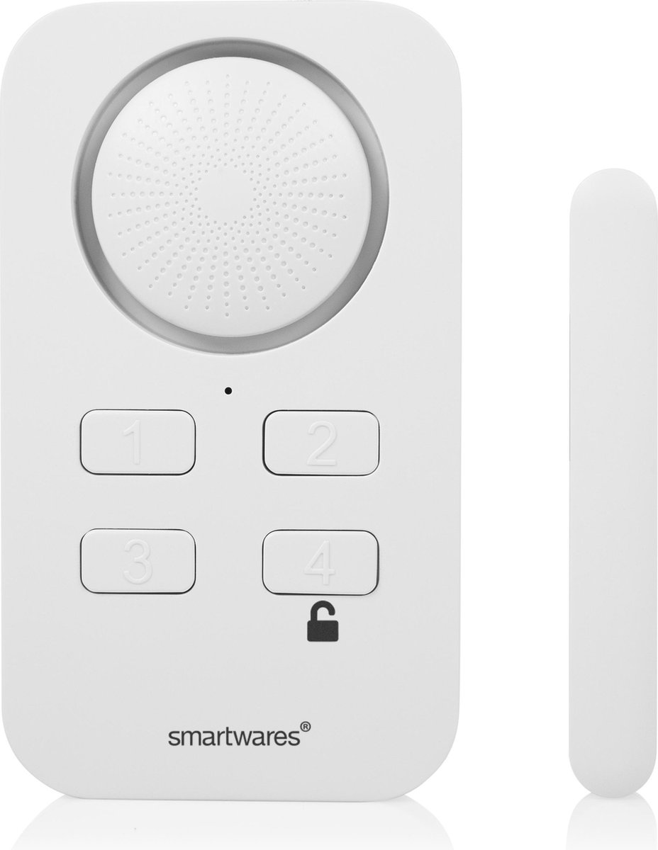 Smartwares Deur- En Raamalarm Met Pincode Sma-40252 10,2 Cm