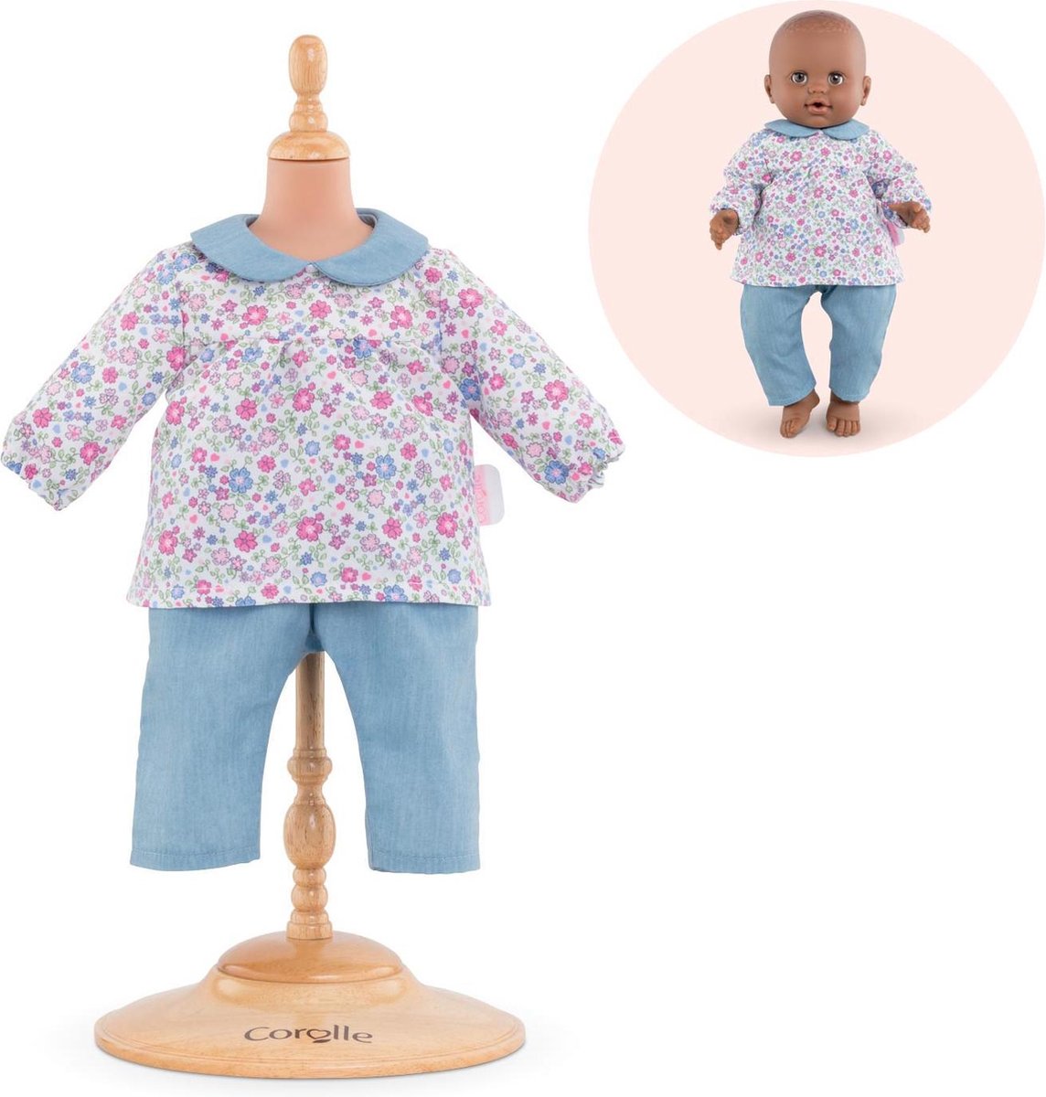 Corolle - Mijn Grote Pop - Blouse En Broek Voor Babypop Van 36 Cm