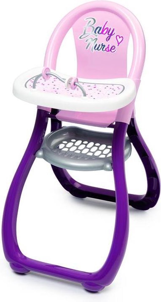 Smoby Kinderverzorgingsstoel Poupon + 2 Accessoires