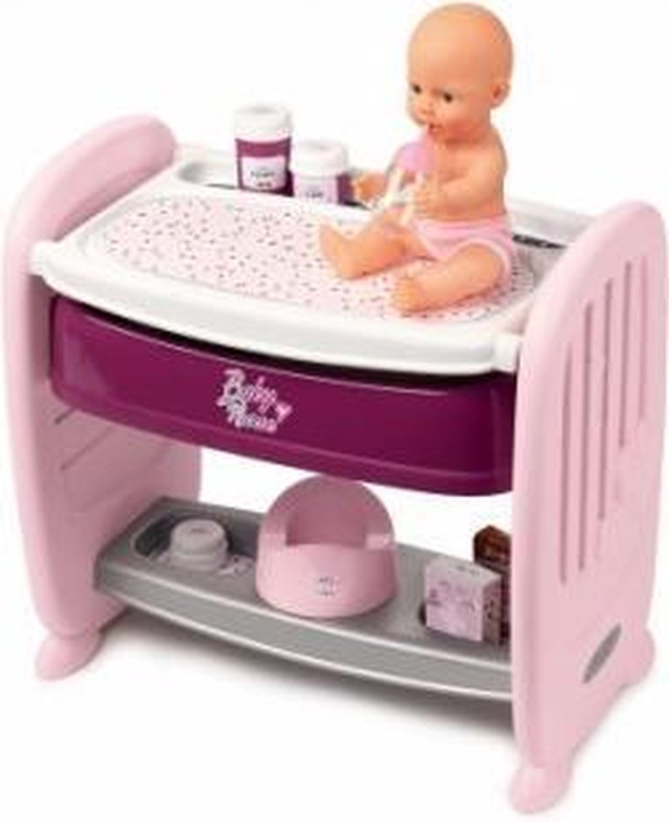 Smoby Baby Nurse Co Dodo 2 In 1 - 14 Accessoires + Pee Pee - Roze