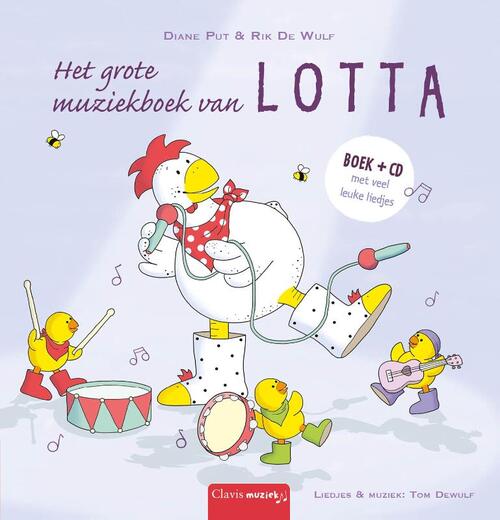 Clavis Uitgeverij Het grote muziekboek van Lotta