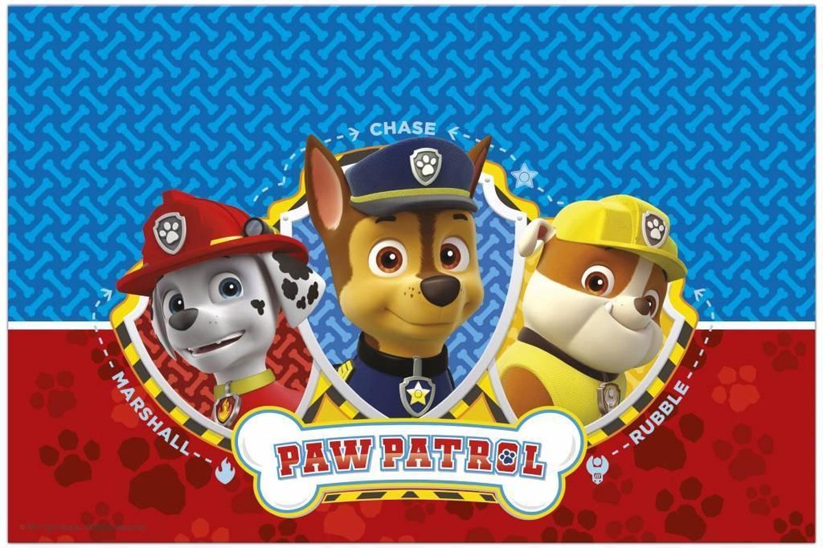 Nickelodeon Tafelkleed Paw Patrol 120 X 180 Cm - Blauw