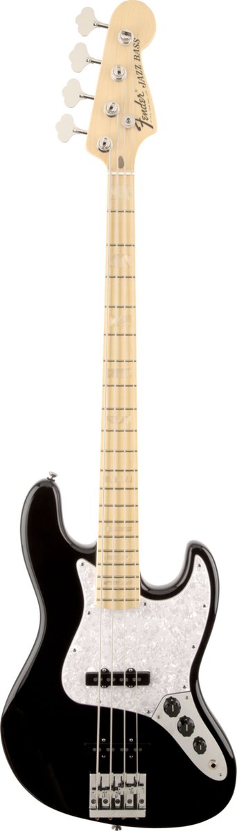 Fender American Geddy Lee Jazz Bass Black MN