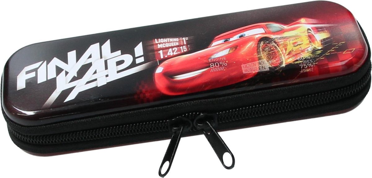 Disney Cars Lightning Mcqueen Schrijfgerei Pennenblik 19x6cm - Rood