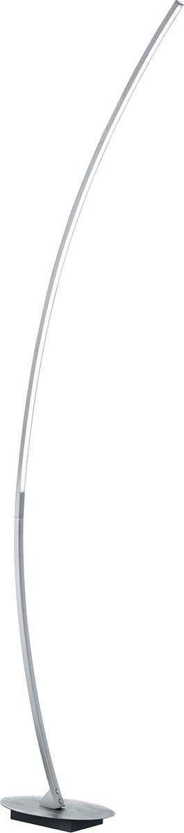 BES LED Led Vloerlamp - Trion Sola - 11w - Warm 3000k - Dimbaar - Rechthoek - Mat - Aluminium - Grijs