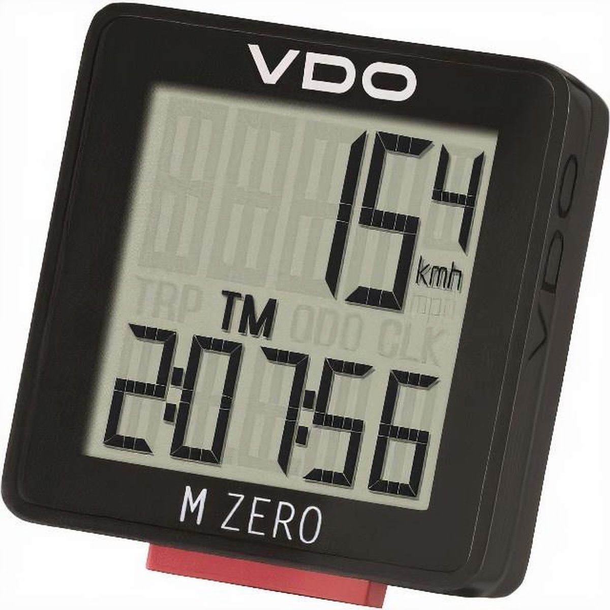 VDO fietscomputer M Zero WR807/ - Zwart