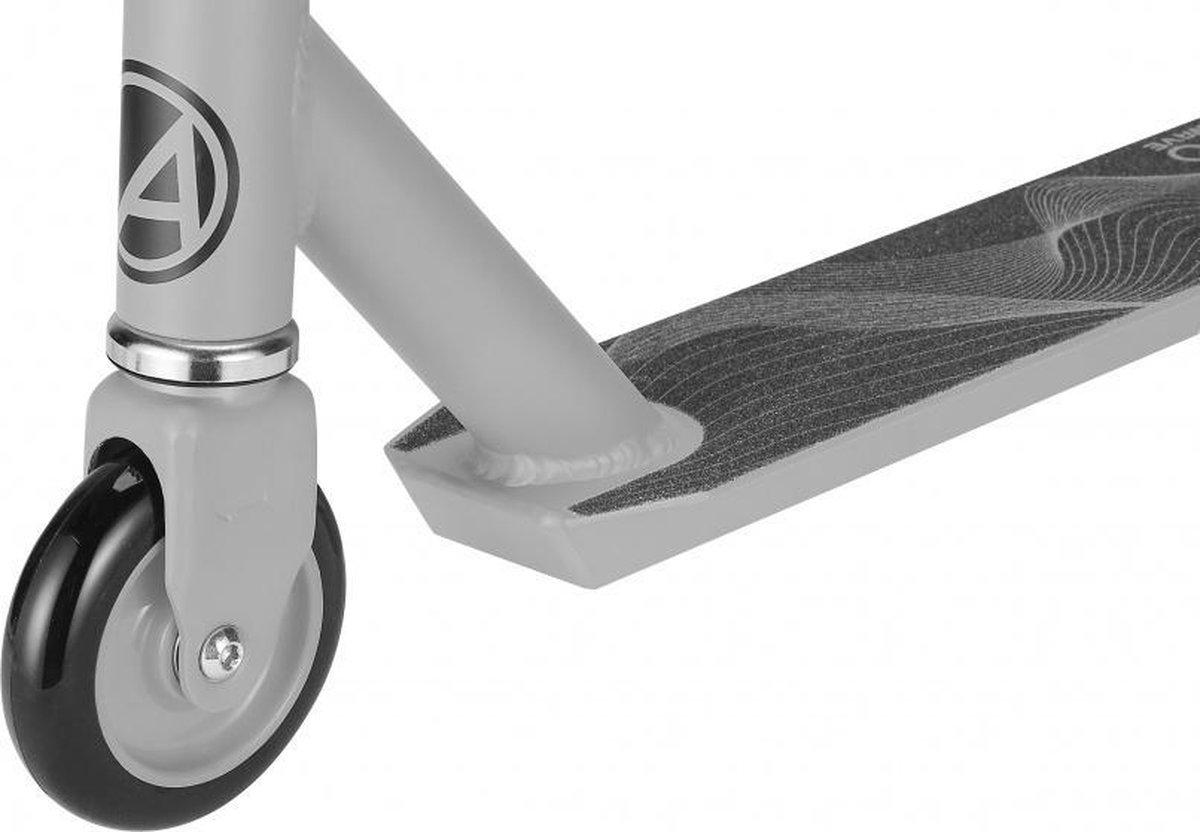 Amigo Stuntstep Wave Stuntstep Junior Voetrem Zilver/zwart