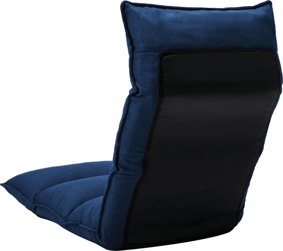 Vidaxl Vloerstoel Inklapbaar Stof - Blauw