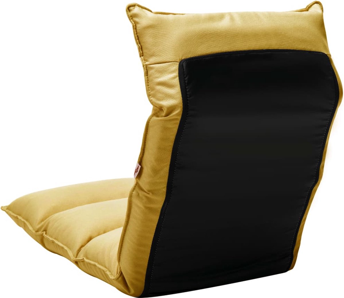 Vidaxl Vloerstoel Inklapbaar Stof Mosterd - Geel