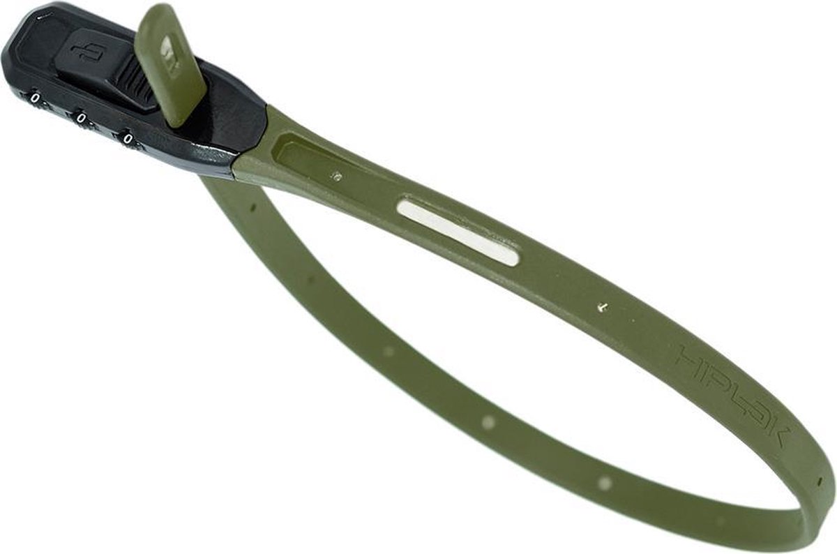 Hiplok kabelslot Z Lok Combo 43 cm nylon/staal - Groen