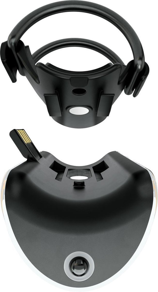 Knog voorlicht Mid Cobber led oplaadbaar 320 lumen/ - Zwart