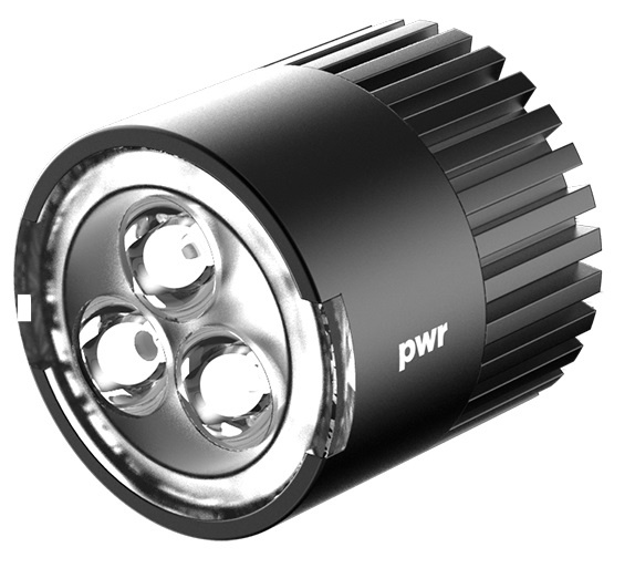 Knog voorlicht PWR Lighthead 1000 lumen 36 mm - Zwart